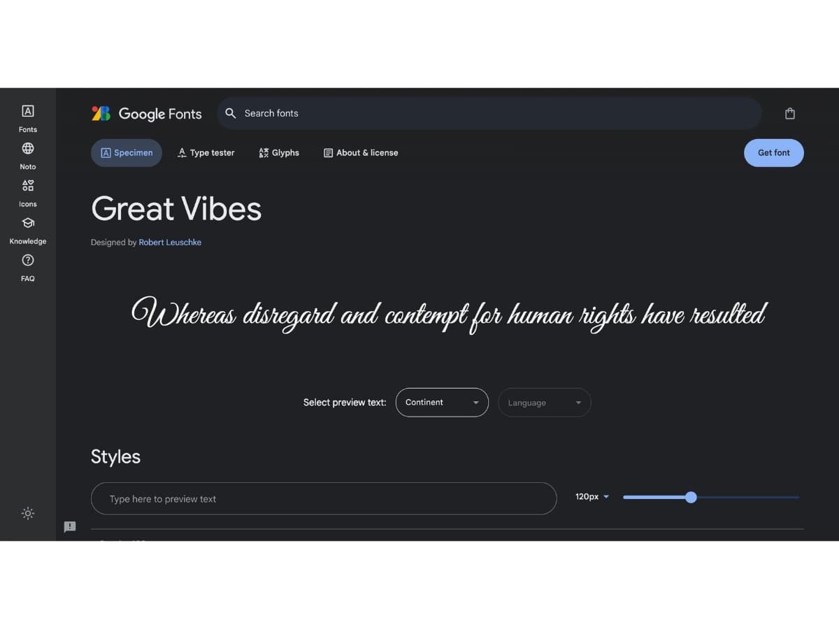 Fonts
