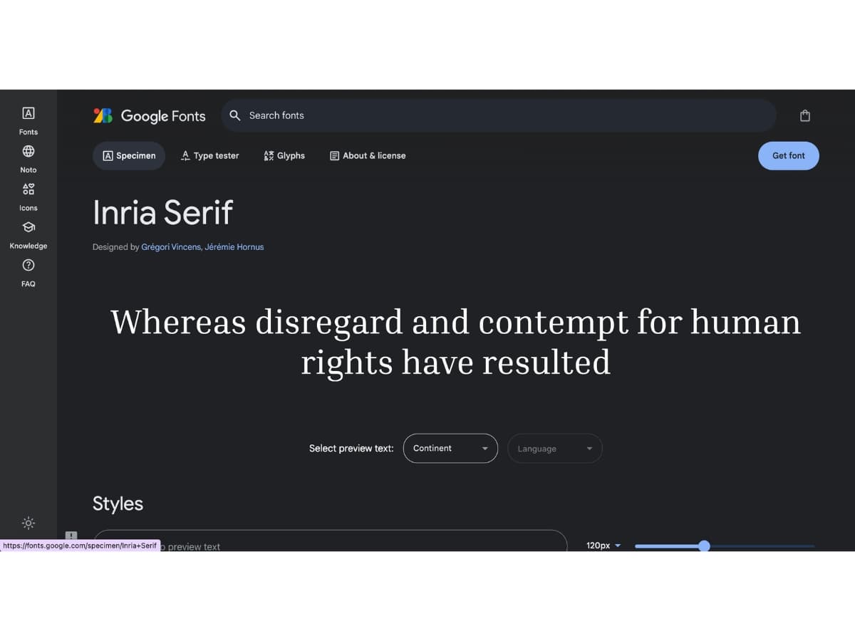 Fonts