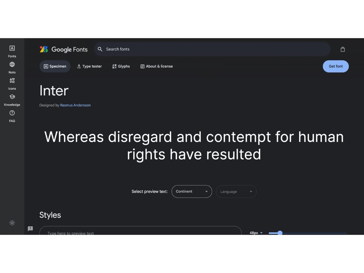 Fonts