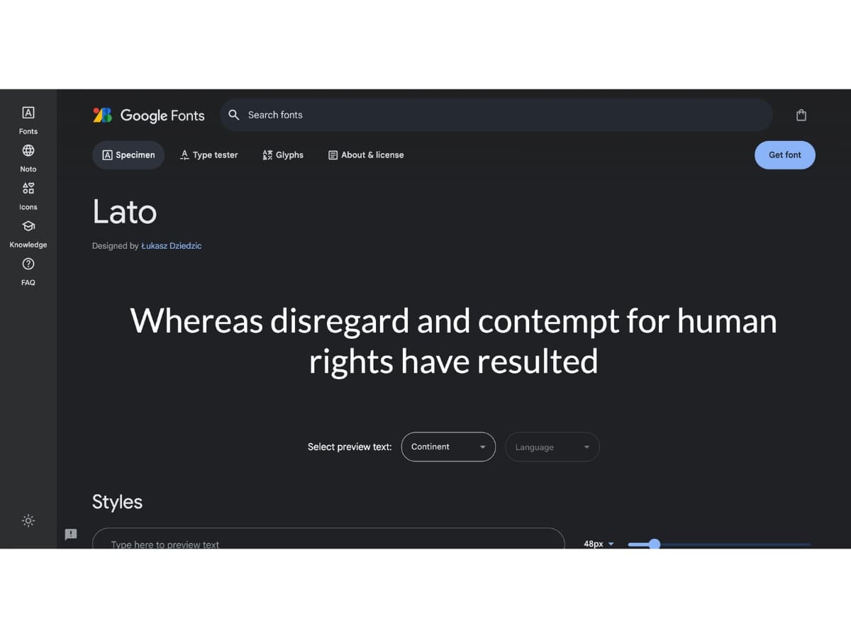 Fonts