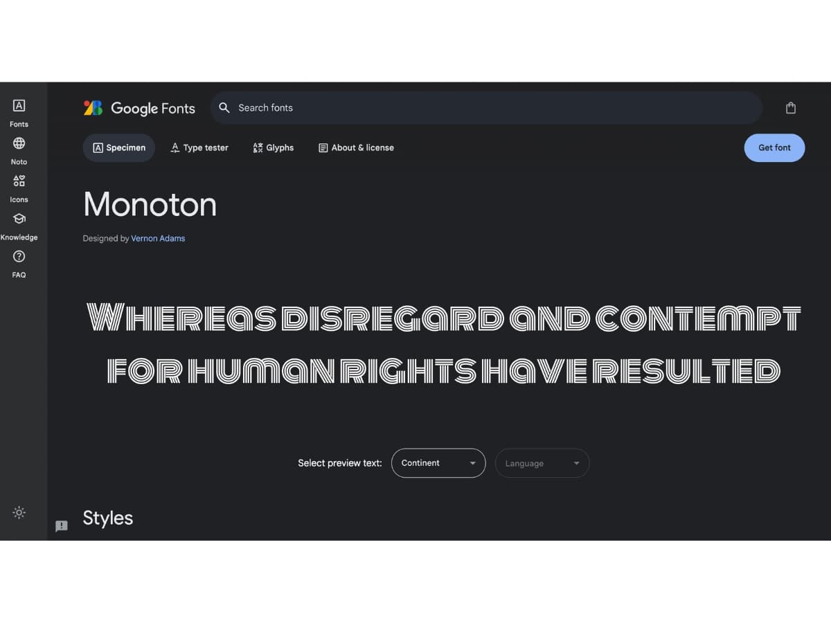 Fonts