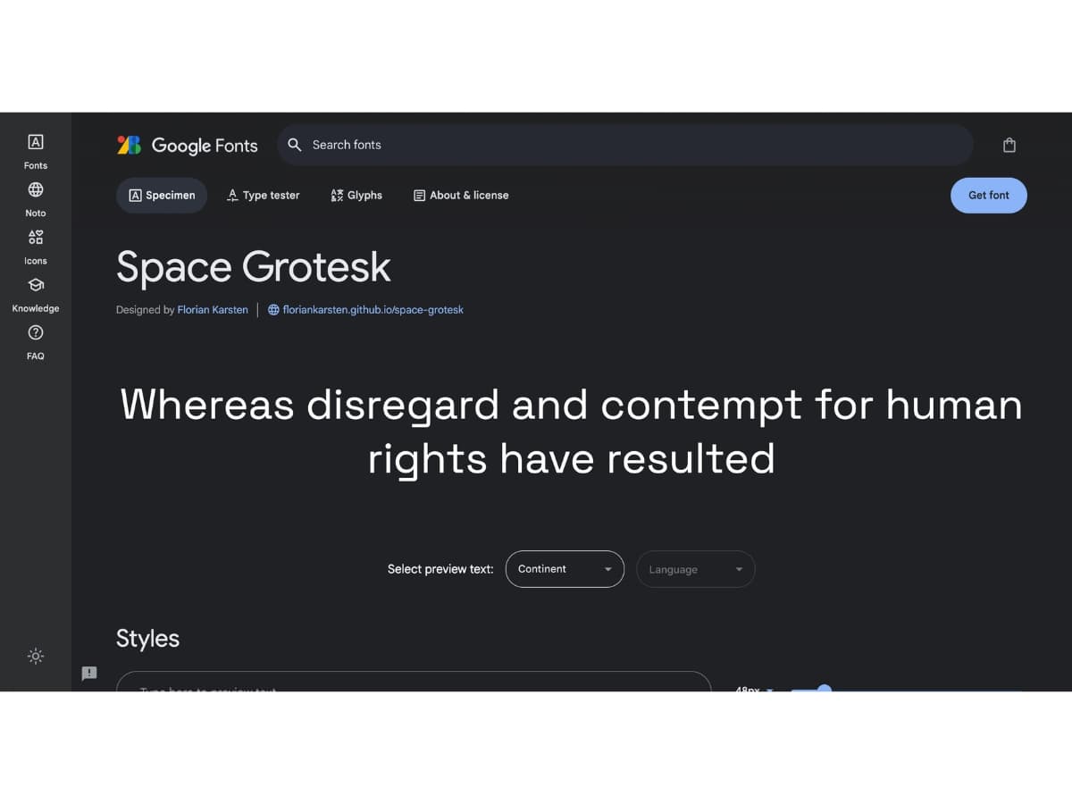 Fonts